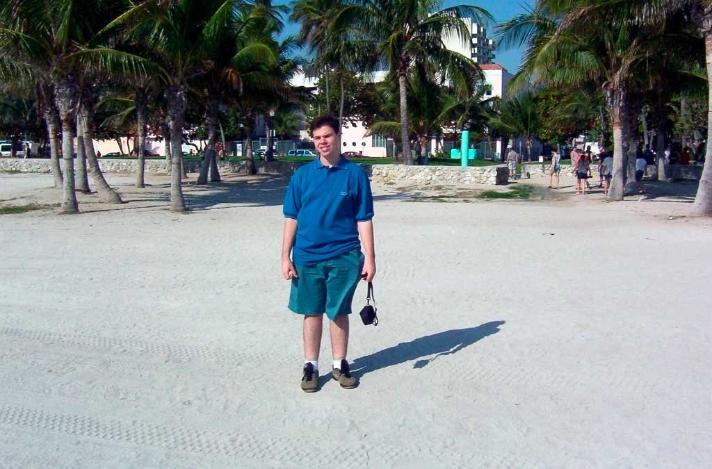 Gustavo Simchen, author of Miami Worth It, on his first trip to Miami in 2003.