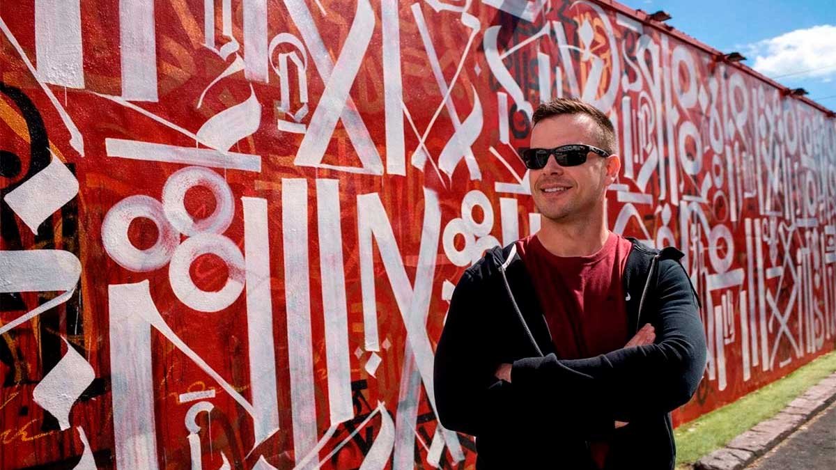 Gustavo Simchen, author of Miami Worth It, in Wynwood, Miami.